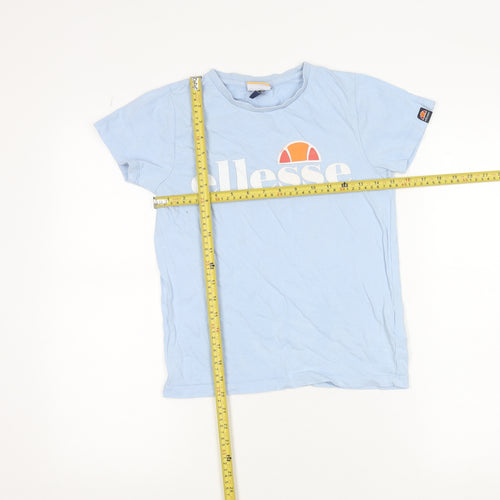 Ellesse Boys Blue Logo Short Sleeve Cotton T-Shirt 8-9 Years