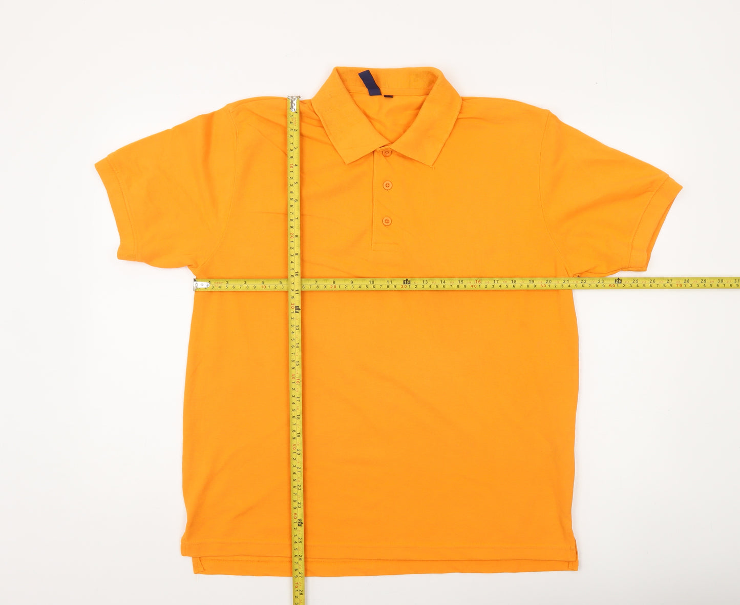 Jack & Danny's Men's Orange Short Sleeve Regular Fit Polo Shirt L