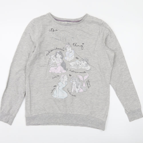 Disney at George Grey Princess Sweatshirt Women UK 12-14 Cotton Blend