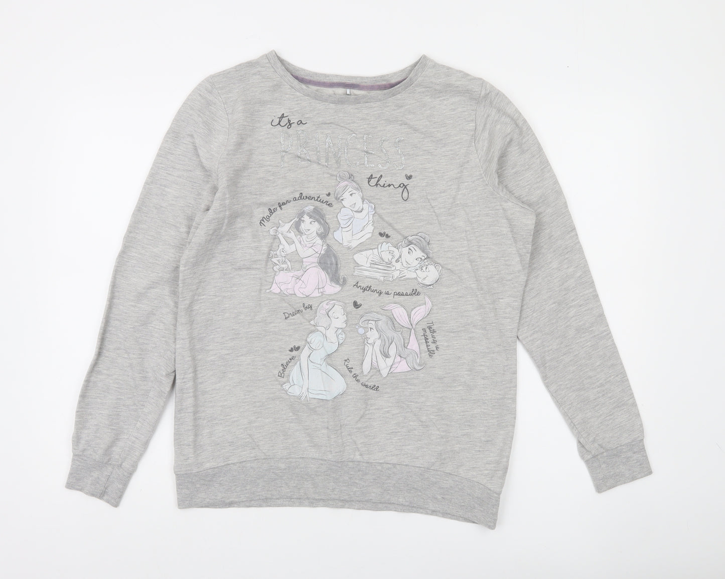 Disney at George Grey Princess Sweatshirt Women UK 12-14 Cotton Blend