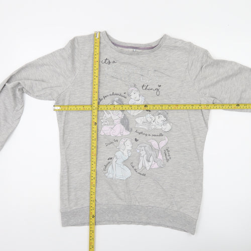 Disney at George Grey Princess Sweatshirt Women UK 12-14 Cotton Blend