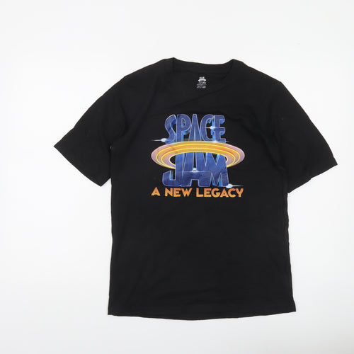 Space Jam Boys Black XL T-Shirt A New Legacy Graphic Tee