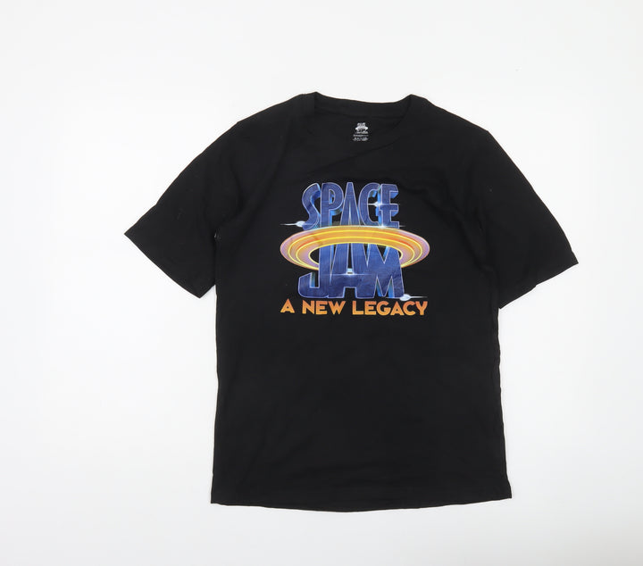 Space Jam Boys Black XL T-Shirt A New Legacy Graphic Tee