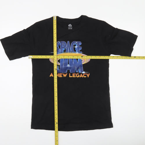Space Jam Boys Black XL T-Shirt A New Legacy Graphic Tee