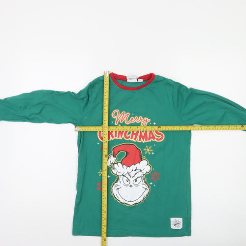 The Grinch Boys Green Long Sleeve Christmas Pyjama Top 11-12 Years