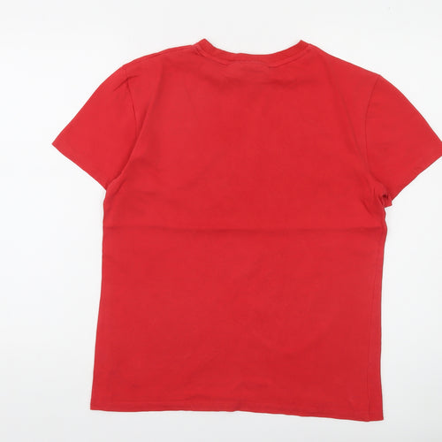 NBA Chicago Bulls Red Graphic T-Shirt Mens XS Regular Fit Cotton
