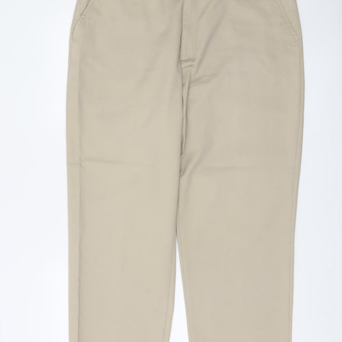 Classic Menswear Men's Beige Chino Trousers 38S Regular Fit