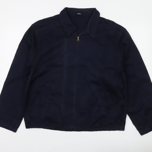 Marks and Spencer Men's Blue Basic Jacket Medium 38-40" Cotton Blend