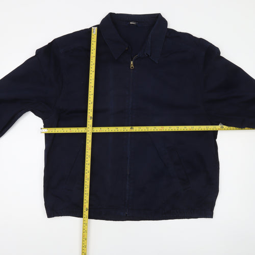 Marks and Spencer Men's Blue Basic Jacket Medium 38-40" Cotton Blend
