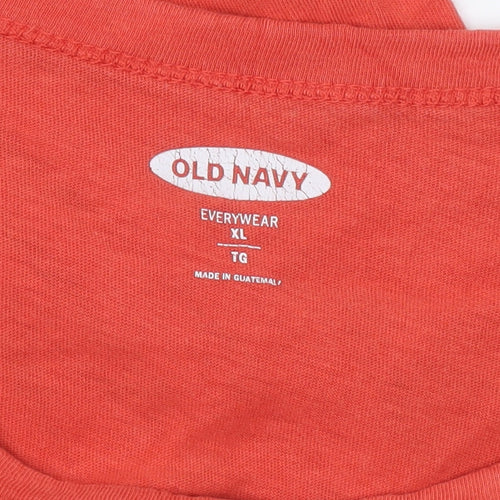 Old Navy Women's Red Cali Graphic T-Shirt Size XL Short Sleeve