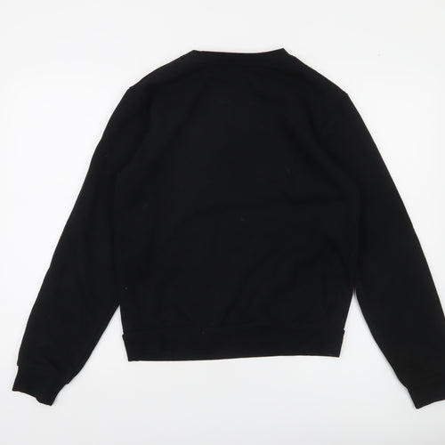 Paris 2024 Olympics Black Sweatshirt Women’s M Cotton Blend Pullover