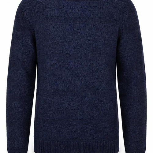 Racing Green Men's Blue Cotton Crew Neck Jumper Size L