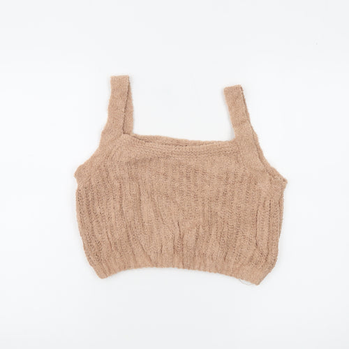Skinnydip Women’s Beige Knit Camisole Tank Top Size L