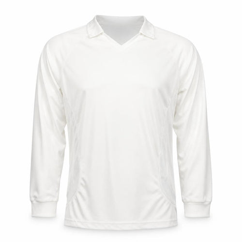 S4 Sports Men’s White XL Long Sleeve V-Neck Performance Top