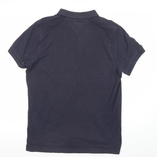 Tommy Hilfiger Men's Navy Slim Fit Cotton Polo Shirt M