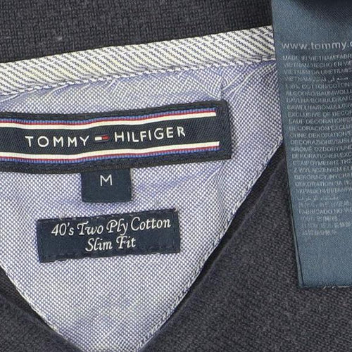 Tommy Hilfiger Men's Navy Slim Fit Cotton Polo Shirt M