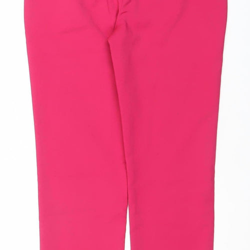 Zara Women's Pink Slim Fit Chino Trousers Size 8
