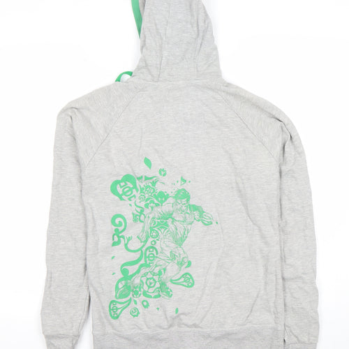 UEFA Euro 2012 Women's Grey Green Full Zip Hoodie Size S