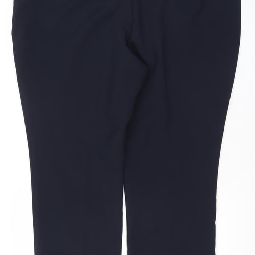 Dunnes Women’s Navy Blue Polyester Trousers Size 20 Classic Fit