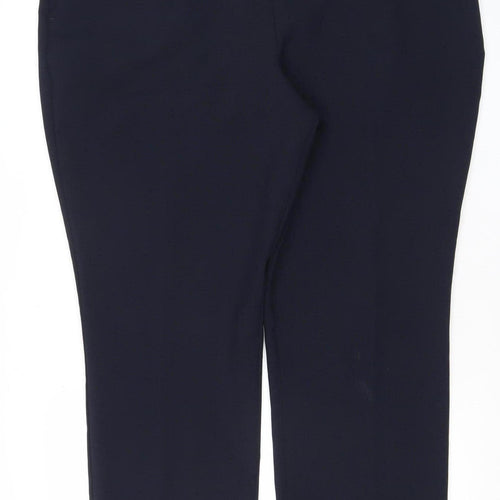 Dunnes Women’s Navy Blue Polyester Trousers Size 20 Classic Fit