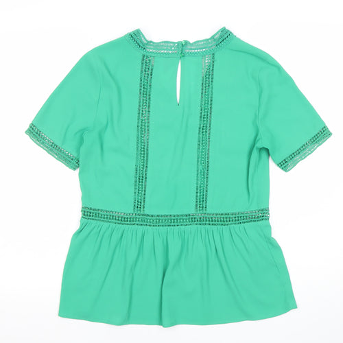 Vero Moda Women's Green Short Sleeve Tunic Blouse Size S