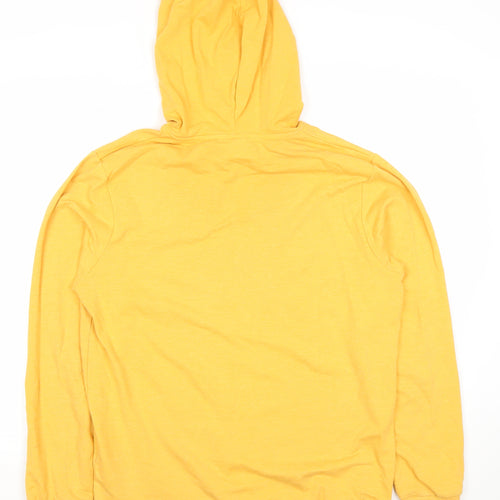 Jack & Jones Men's Yellow Pullover Hoodie Size L