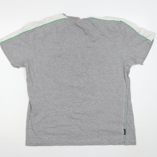 Dunlop Men's Grey XL Short Sleeve Sports Graphic T-Shirt