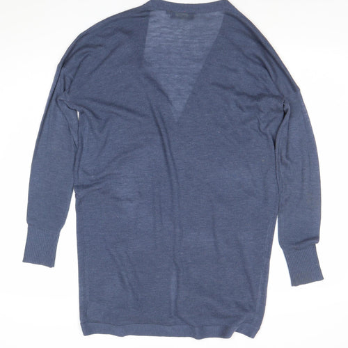 Rage Women’s Blue V-Neck Long Sleeve Button Cardigan Size M
