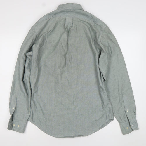 U.S. Polo Assn. Men's Grey Button-Down Long Sleeve Oxford Shirt Size S