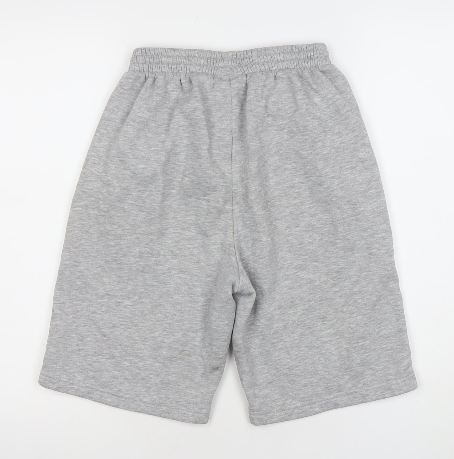 Slazenger Mens Grey XS Sweat Shorts Elastic Waist Activewear