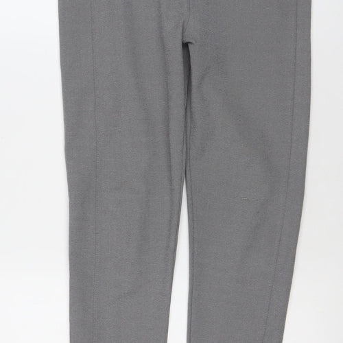 River Island Womens Grey Size 12R Slim Stretch Knit Trousers
