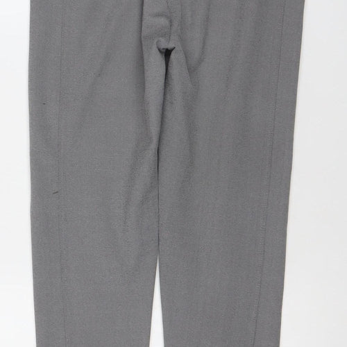 River Island Womens Grey Size 12R Slim Stretch Knit Trousers