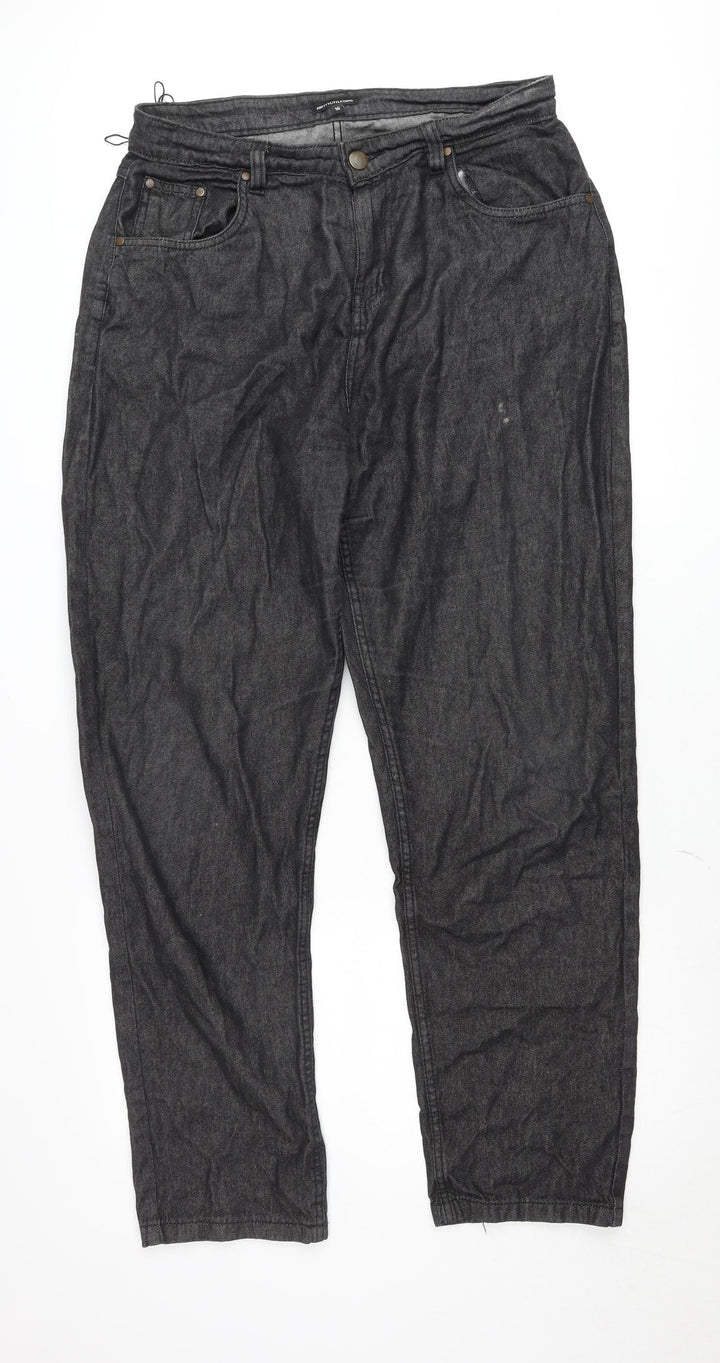 PrettyLittleThing Women’s Black Size 16 Straight Jeans