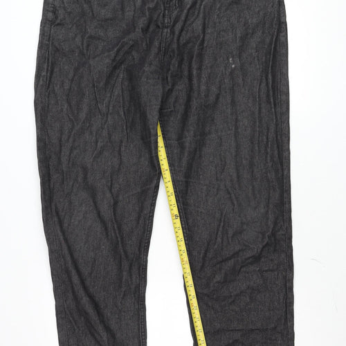 PrettyLittleThing Women’s Black Size 16 Straight Jeans