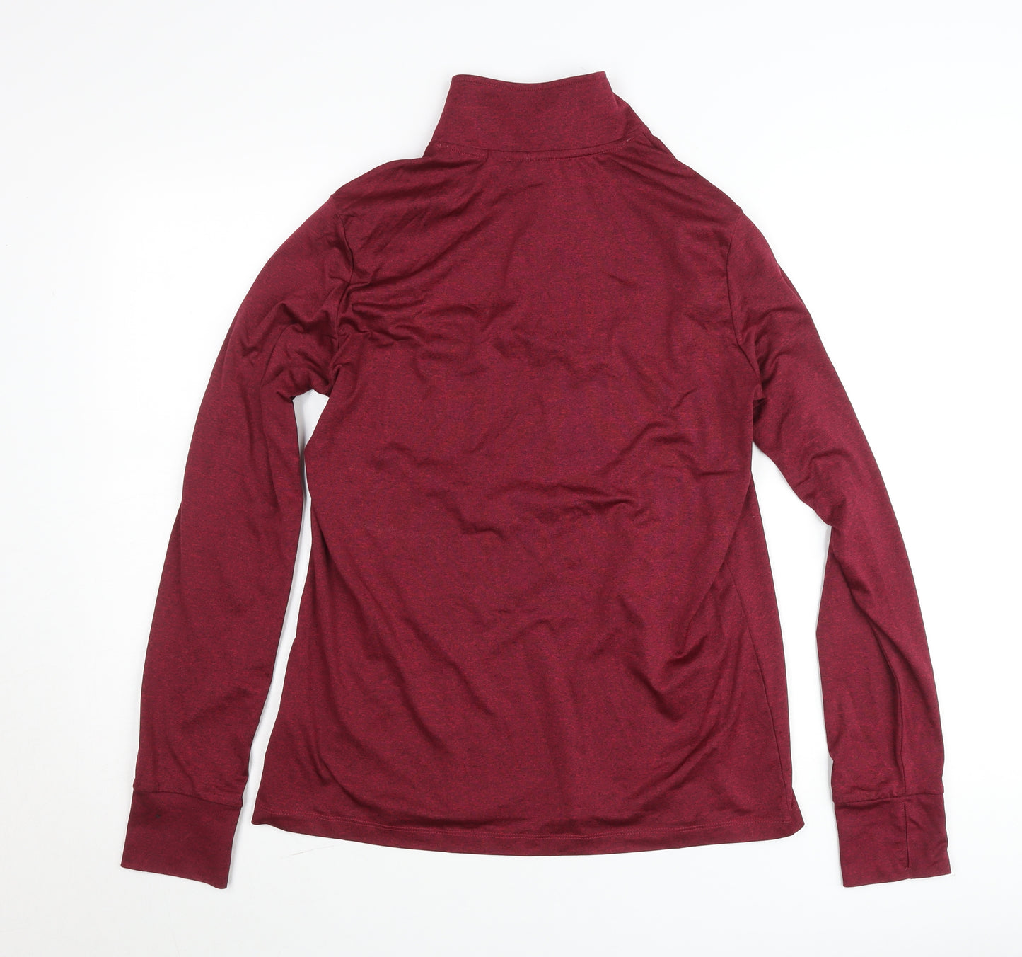 Crivit Mens Red 1/2 Zip Athletic Sweatshirt M Lightweight Pullover