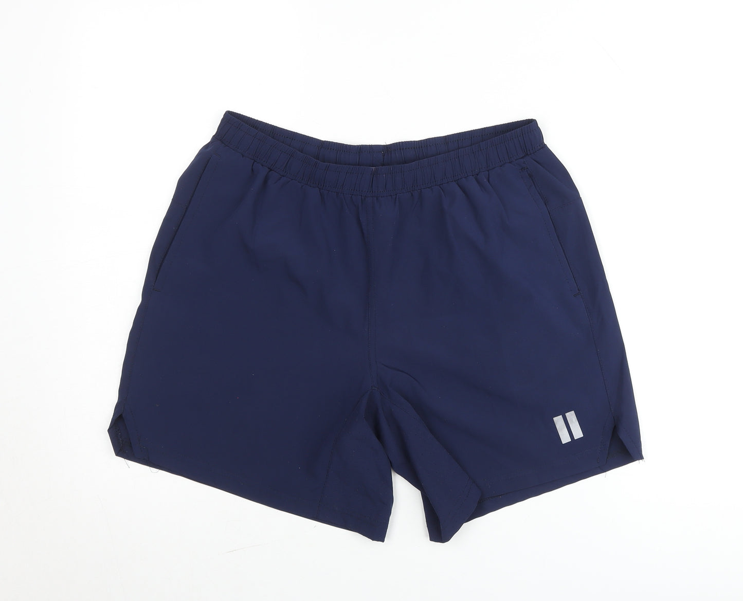 Dunnes Stores Mens Blue Quick Dry Biker Shorts Size M
