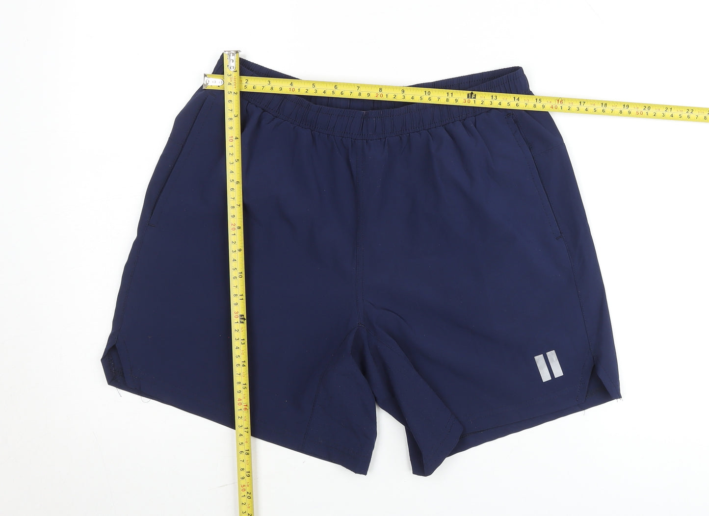 Dunnes Stores Mens Blue Quick Dry Biker Shorts Size M