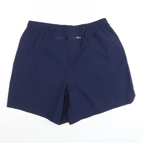 Dunnes Stores Mens Blue Quick Dry Biker Shorts Size M