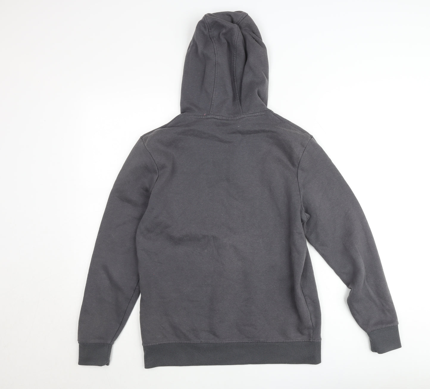 Lonsdale Women’s Grey Half Zip Hoodie Size 8 Small Pullover Sweatshirt