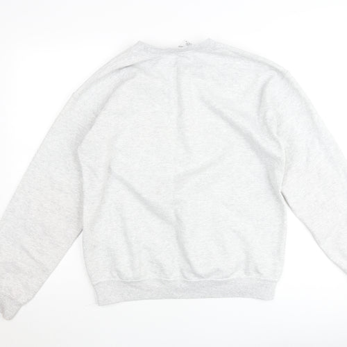 Gildan Women's Grey Christmas Sweatshirt Medium Filthy Muggle Print