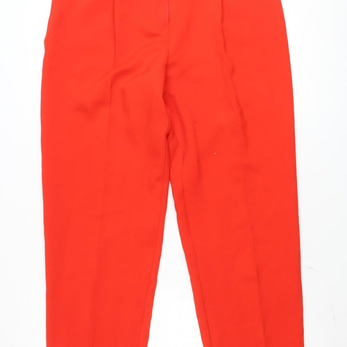 Primark Women’s Red Cropped Trousers Size 14 Polyester Blend