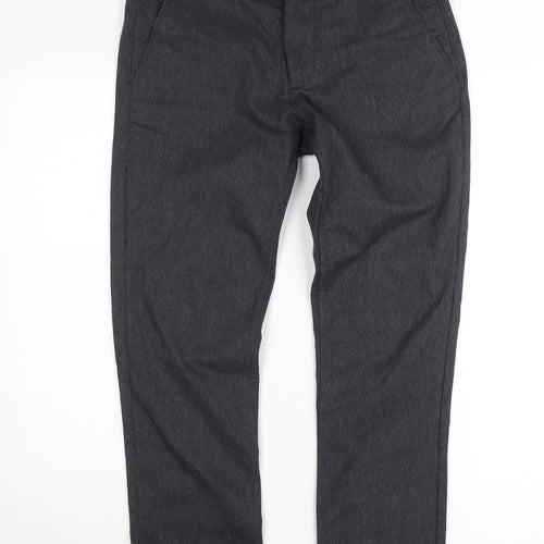 Zara Men's Grey Slim Fit Chino Trousers Size 30