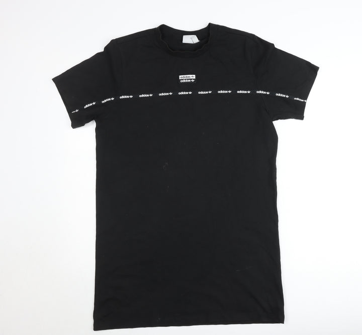 Adidas Women's Black 3XL Trefoil Short Sleeve Cotton T-Shirt