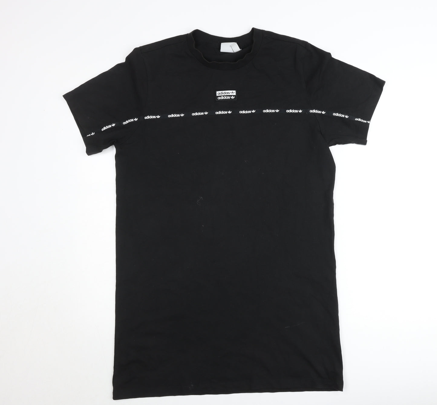 Adidas Women's Black 3XL Trefoil Short Sleeve Cotton T-Shirt