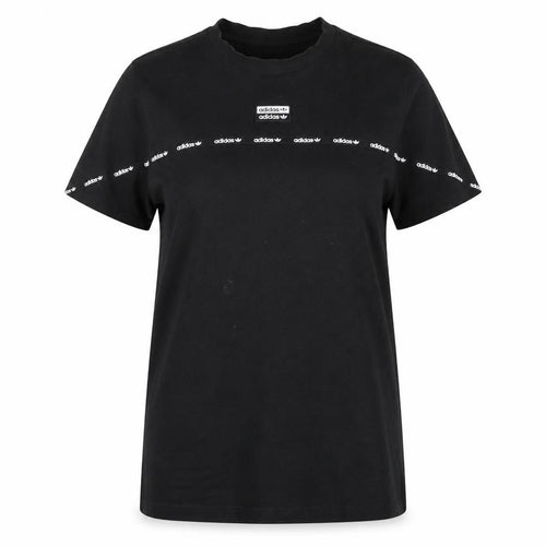 Adidas Women's Black 3XL Trefoil Short Sleeve Cotton T-Shirt