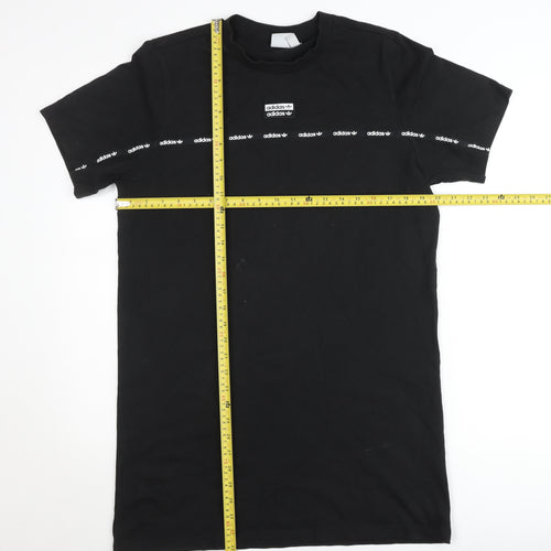 Adidas Women's Black 3XL Trefoil Short Sleeve Cotton T-Shirt