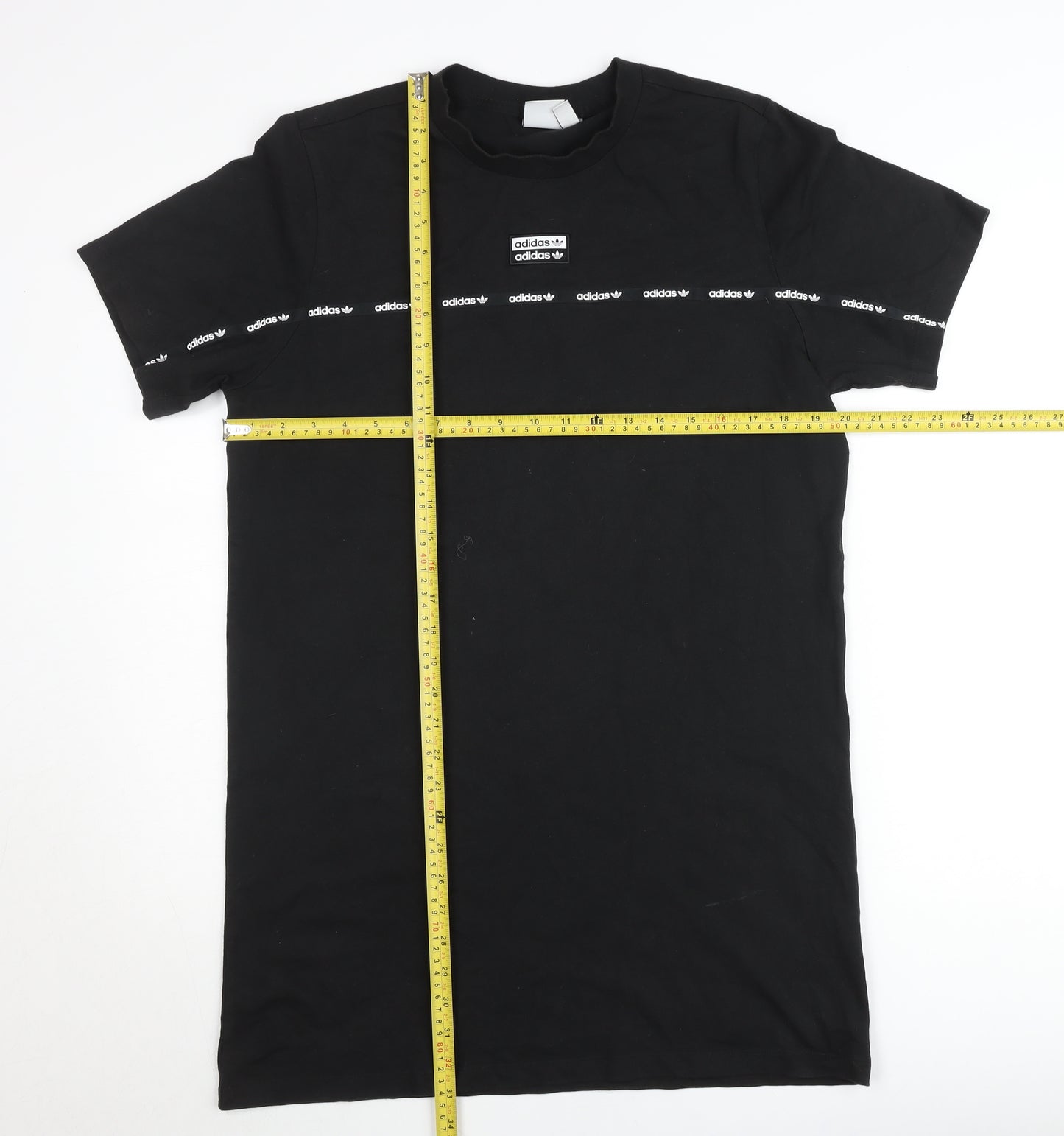 Adidas Women's Black 3XL Trefoil Short Sleeve Cotton T-Shirt