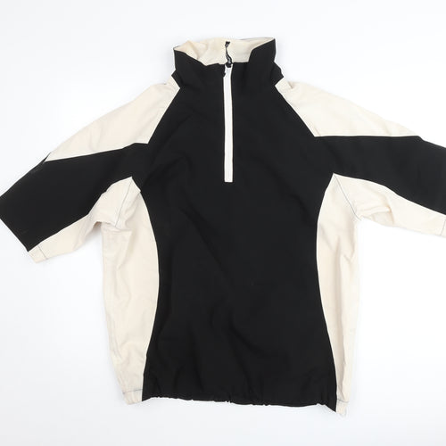 Woodworm Men’s Black Windproof Golf Windbreaker Jacket Size M
