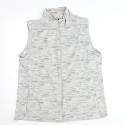 Outdoor Products Women’s Grey Fleece Waistcoat 2XL Full Zip Lightweight