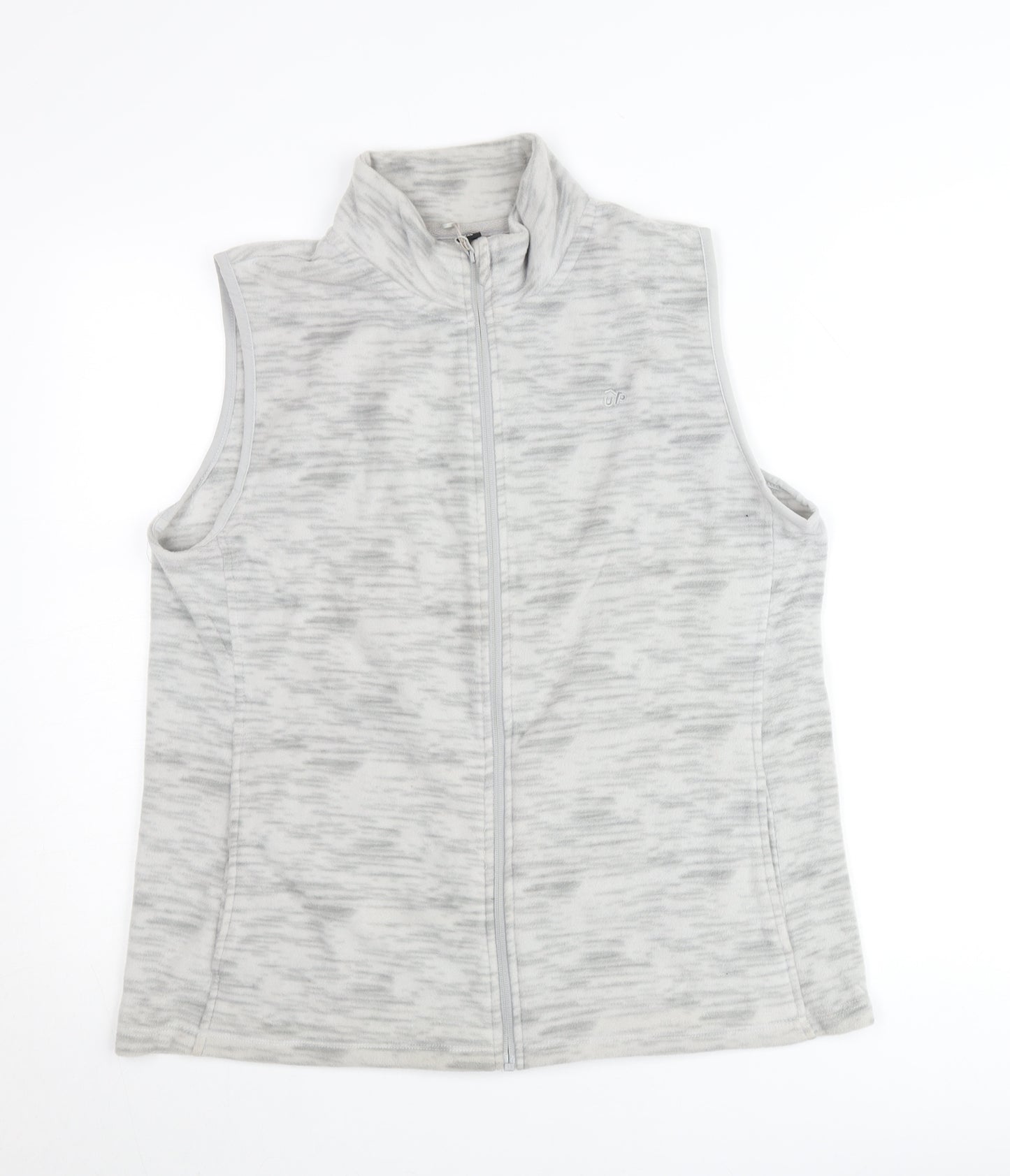 Outdoor Products Women’s Grey Fleece Waistcoat 2XL Full Zip Lightweight